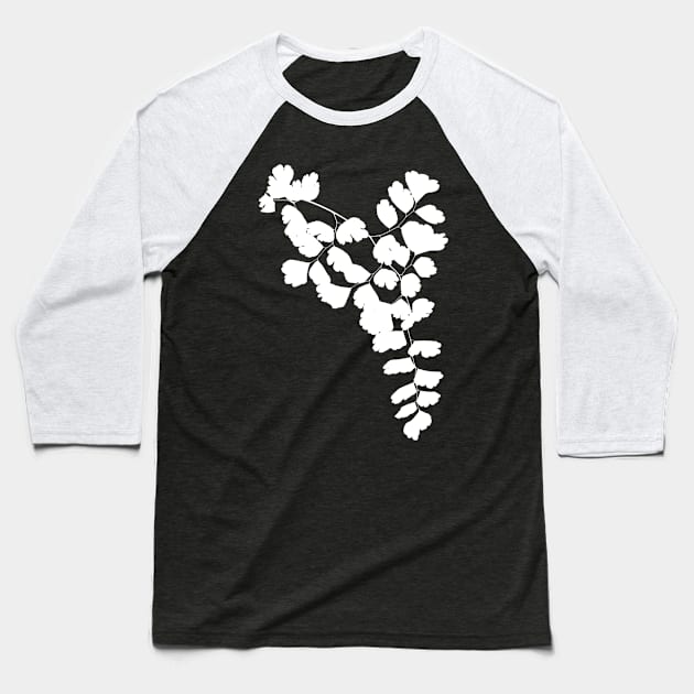 Delicate Plant Leaves Baseball T-Shirt by badlydrawnbabe